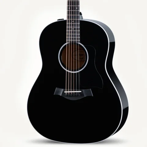 214ce-BLK PlusBig Leaf Mapleアコースティック エレクトリック ギター